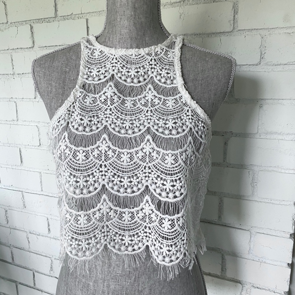 Bridal Lace Crop